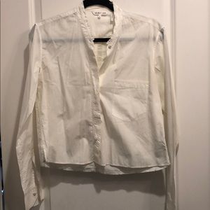 Helmet Lang cropped blouse